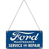 Los mejores  - Nostalgic-Art Placa colgante retro de Ford – Servicio y reparación – Idea de regalo para los fans de los coches…